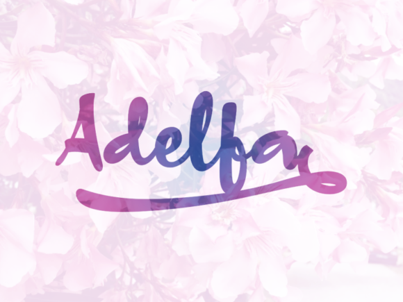 Adelfa: A Script Font for Elegant Web Design and Branding