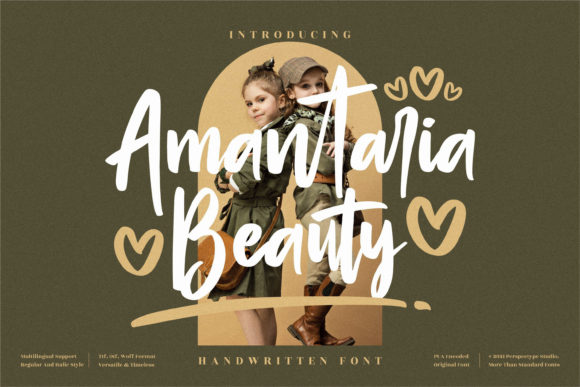 Amantaria Beauty Font: A Versatile Script for Crafters and Sellers