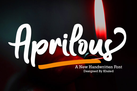 Aprilous: A Modern Script Font for Web Design and Branding