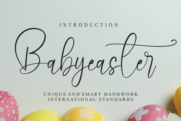 Babyeaster Font Adds Elegance to Campaign Design