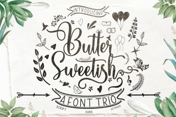 Butter Sweetish Font for Web Design and Branding