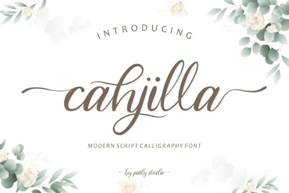 Cahjilla: A Delicate Script Font for Campaign Design