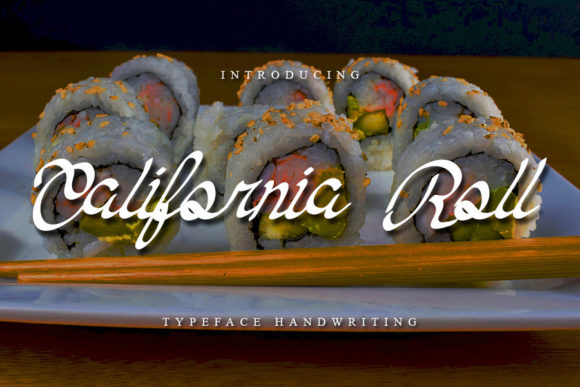 California Roll Font: Elegance for Your Craft Projects