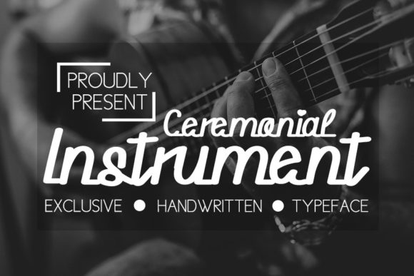 Ceremonial Instrument Font: Elevating Digital Branding with Script Typography