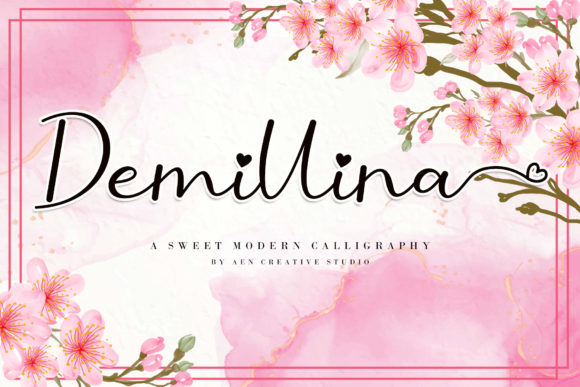 Demillina: The Script Font That Elevates Your Campaign Design