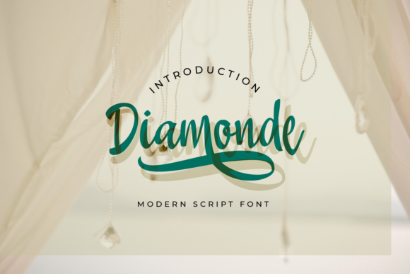 Diamonde Font: A Modern Script for Polished Branding