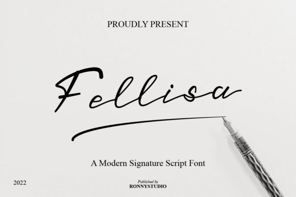 Fellisa Script Font for Elegant Web Design