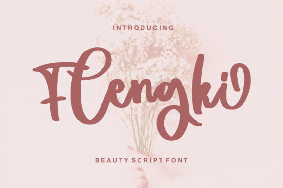 Flengki Font: A Whimsical Script for Creative Branding