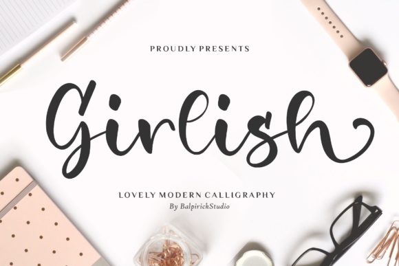 Girlish Font for Modern Editorial Design