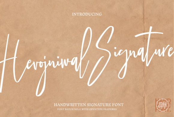 Hevojniwal Signature: A Classy Script Font for Modern Branding