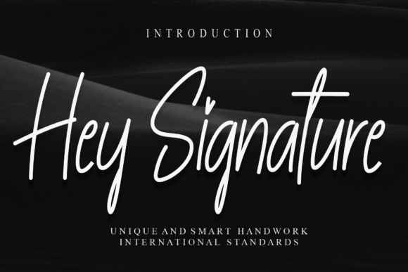 Hey Signature: The Script Font That Elevates Your Campaigns
