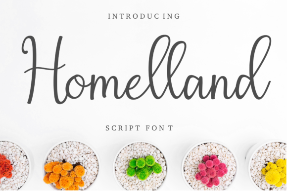 Homelland Font for Elegant and Refreshing Campaign Designs