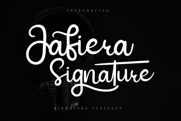 Jafiera Signature Font for Sophisticated Craft Designs
