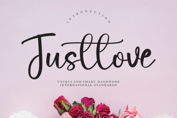 Justlove Font: A Whimsical Script for Crafting and Selling