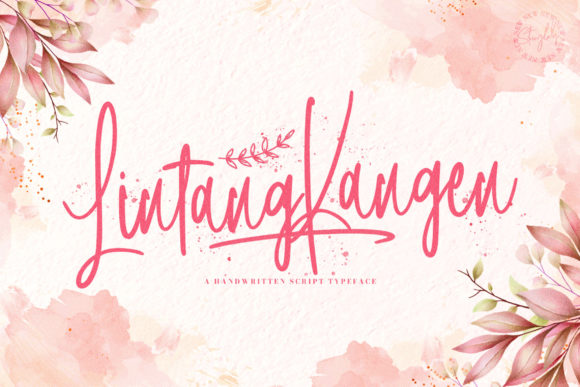Lintang Kangen Font: A Refined Script for Editorial Elegance