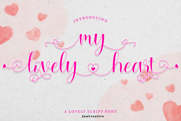 My Lovely Heart: A Script Font for Memorable Branding and Visuals