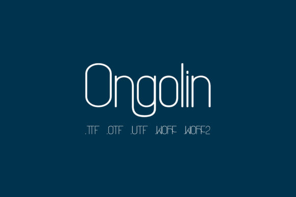 Ongolin: A Classy Script Font for Editorial Design