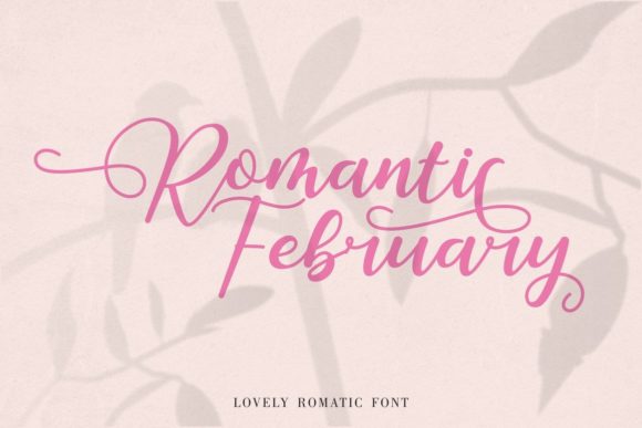 Romantic February Font for Elegant Branding and Creative Projects