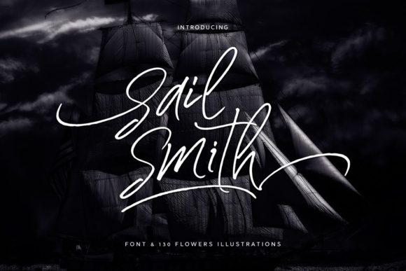 Sail Smith Font for Wedding Invitations and Branding Projects