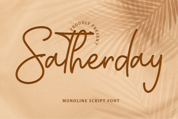 Satherday Font: A Designer's Journey with a Refined Script Typeface