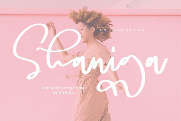 Shaniga Font: A Whimsical Script for Creative Makers
