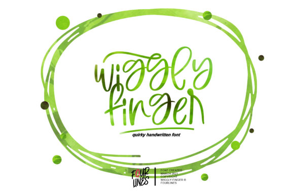Wiggly Finger Font: A Quirky Script for Creative Branding Projects