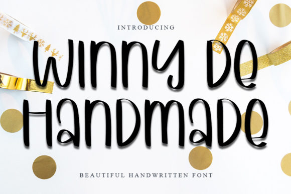 Winny De Handmade Font for Your Business Branding