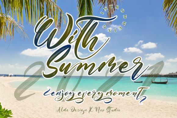 With Summer: A Script Font for Sophisticated Branding and Marketing