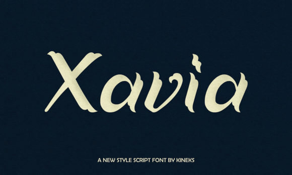 Xavia Font: A Timeless Script for Editorial Elegance
